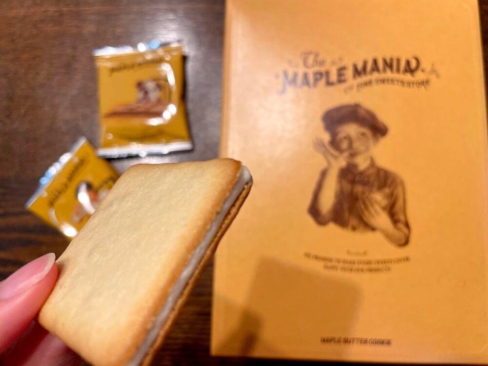 メープルバタークッキー／ザ・メープルマニア　東京のお土産