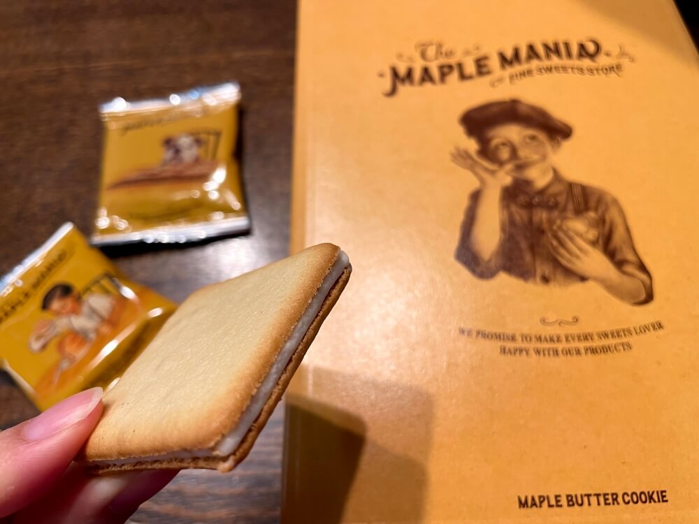 メープルバタークッキー／ザ・メープルマニア　東京のお土産