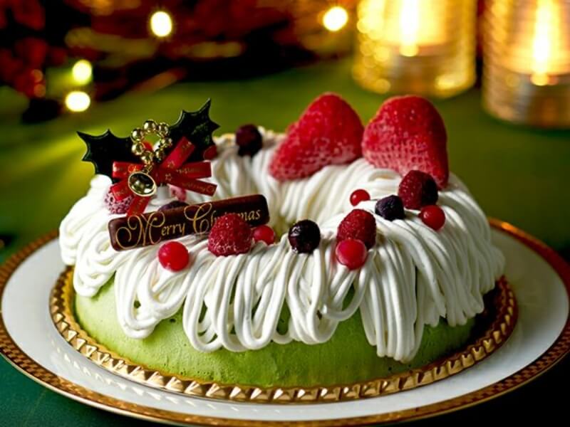 いちご抹茶アイスケーキ・プレミアム／伊藤久右衛門　通販で人気のクリスマスケーキ
